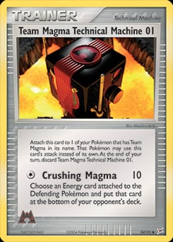 2004 Team Magma vs Team Aqua Team Magma Technical Machine 01 #84 card