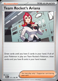 Destined Rivals Team Rocket's Ariana #171 card