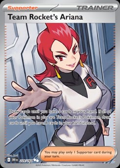 Destined Rivals Team Rocket's Ariana #224 card