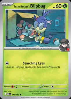 Destined Rivals Team Rocket's Blipbug #15 card