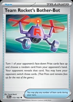 Destined Rivals Team Rocket's Bother-Bot #172 card