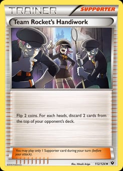 Fates Collide Team Rocket's Handiwork #112 card