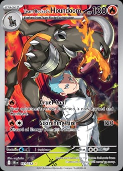 Destined Rivals Team Rocket's Houndoom #191 card