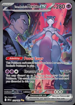 2025 Destined Rivals Team Rocket's Mewtwo ex #231