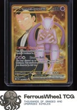 2025 Destined Rivals Team Rocket's Mewtwo ex #240