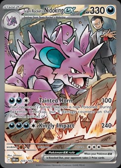 2025 Destined Rivals Team Rocket's Nidoking ex #233