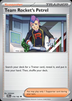 Destined Rivals Team Rocket's Petrel #176 card