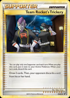 HS—Undaunted Team Rocket's Trickery #78 card