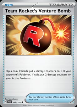 Destined Rivals Team Rocket's Venture Bomb #179 card