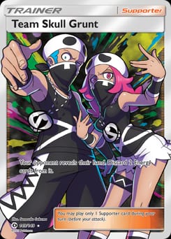2017 Sun & Moon Team Skull Grunt #149 card