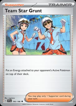 Scarlet & Violet Team Star Grunt #195 card