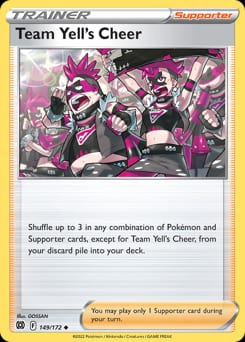 Brilliant Stars Team Yell's Cheer #149 card