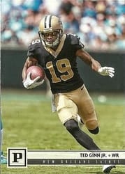 2018 Panini Base Set Ted Ginn Jr #207 card