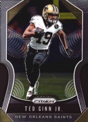 2019 Panini Prizm Base Set Ted Ginn Jr. #184 card