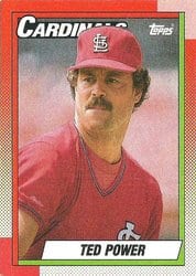 1990 Topps Base Set Ted Power #59 card