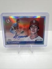2025 Topps Chrome Platinum Autographs Ted Simmons #CPA-TSI card
