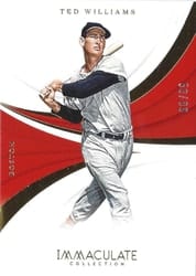 2018 Panini Immaculate Collection Base Set Ted Williams #113 card