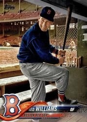 2018 Topps Base Set Ted Williams #556 card