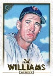 2018 Topps Gallery Base Set Ted Williams #163 card