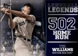 2018 Topps Longball Legends Ted Williams #LL-5 card