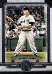 2019 Topps Museum Collection Base Set Ted Williams #15 card
