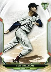 2019 Topps Triple Threads Base Set Ted Williams #46 card