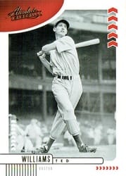 2020 Panini Absolute Base Set Ted Williams #51 card