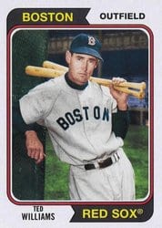 2020 Topps Archives Base Set Ted Williams #101 card