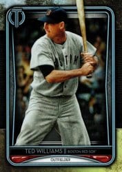 2020 Topps Tribute Base Set Ted Williams #53 card