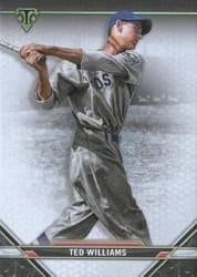 2021 Topps Triple Threads Base Set Ted Williams #13 card