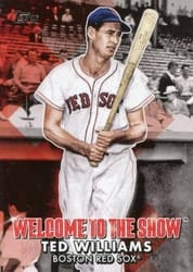 2022 Topps Welcome to the Show Ted Williams #WTTS-32 card