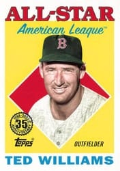 2023 Topps 1988 Topps All-Stars Ted Williams #88AS-10 card