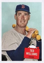 2023 Topps Archives 1957 Hit Stars Ted Williams #57HS-4 card