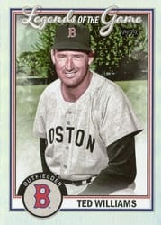 2023 Topps Legends of the Game Ted Williams #LG-10 card