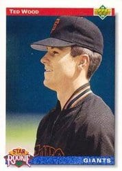 1992 Upper Deck Base Set Ted Wood #12 card