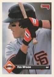1993 Donruss Base Set Ted Wood #24 card