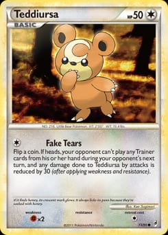 2011 Call of Legends Teddiursa #73