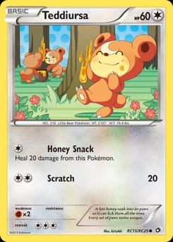Legendary Treasures Teddiursa #RC15 card