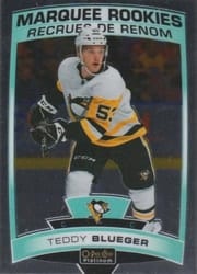2019-20 O-Pee-Chee Platinum Base Set Teddy Blueger #156 card
