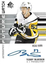 2019-20 SP Authentic Base Set Teddy Blueger #172 card