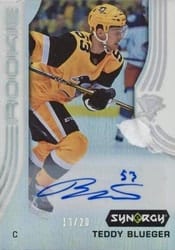 2019-20 Upper Deck Synergy Base Set Teddy Blueger #42 card