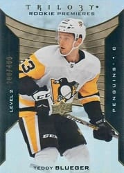 2019-20 Upper Deck Trilogy Base Set Teddy Blueger #106 card
