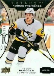 2019-20 Upper Deck Trilogy Base Set Teddy Blueger #73 card