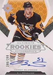 2019-20 Upper Deck Ultimate Collection Base Set Teddy Blueger #113 card