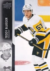 2021-22 Upper Deck Base Set Teddy Blueger #387 card