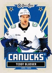 2025-26 O-Pee-Chee Base Retro Teddy Blueger #80 card