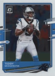 2020 Donruss Optic Base Set Teddy Bridgewater #18 card