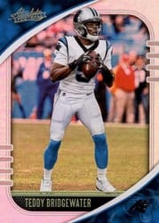 2020 Panini Absolute Base Set Teddy Bridgewater #20 card