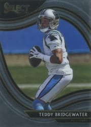 2020 Panini Select Base Set Teddy Bridgewater #329 card