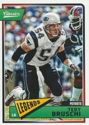 2018 Panini Classics Base Set Tedy Bruschi #153 card